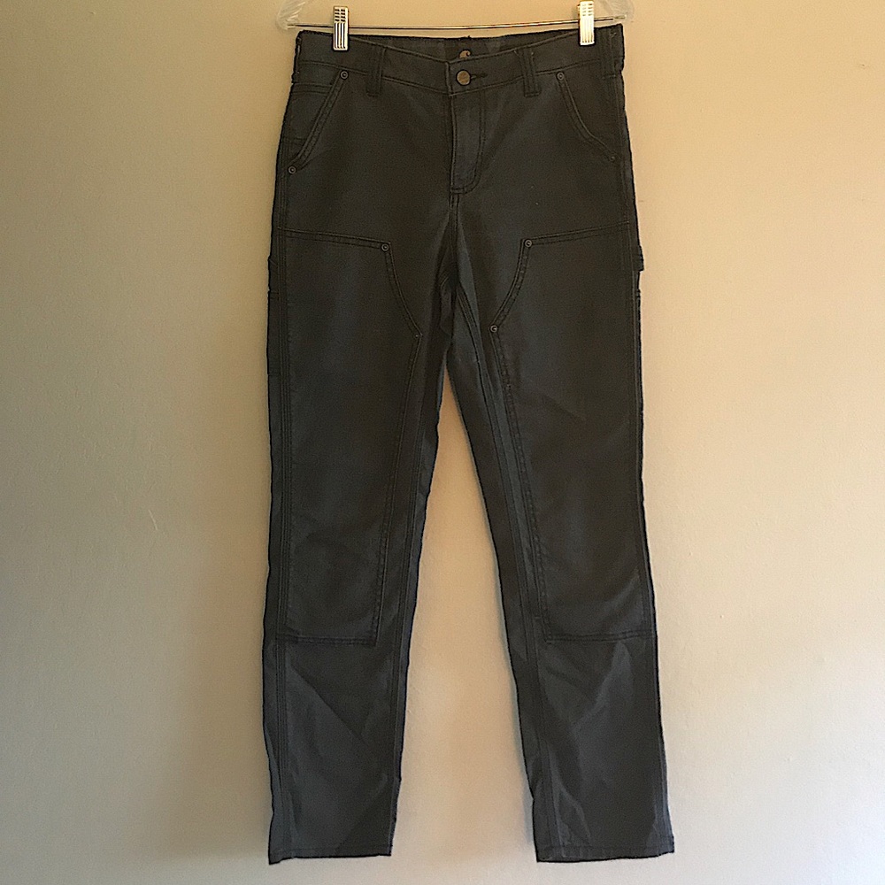 CARHARTT slim fit work pants hammer loop sz 4